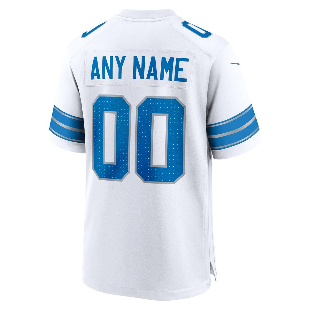 Detroit Lions Nike Blue Custom Jersey product image 22
