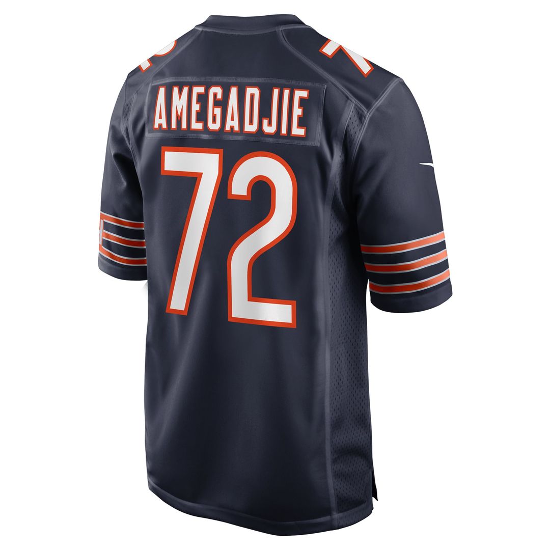 Chicago Bears Kiran Amegadjie Nike Navy Game Jersey product image 3