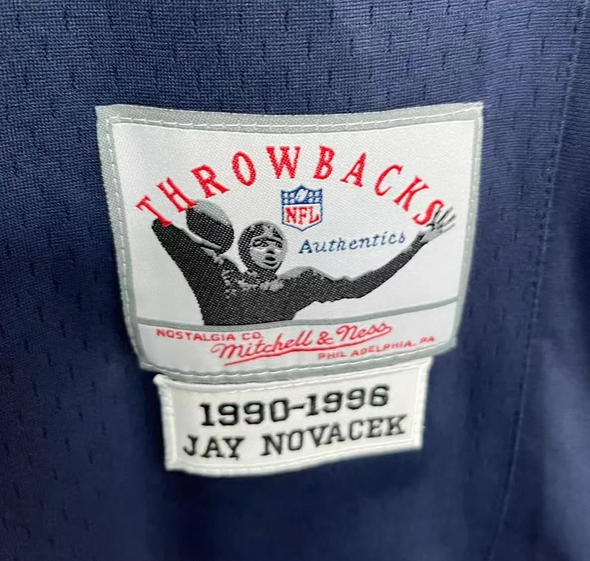 Jay Novacek Dallas Cowboys Official NFL Jersey Mitchell & Ness product image 4, provided for visual reference and product