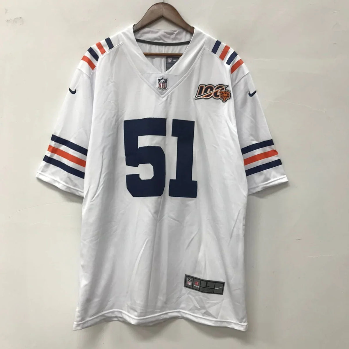 Dick Butkus Chicago Bears Jersey white Nike product image 4, provided for visual reference and product detail review