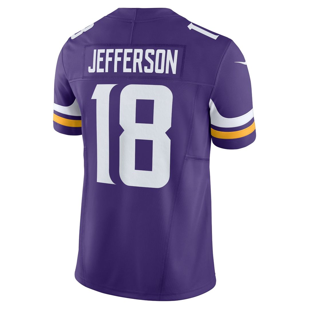 Minnesota Vikings Justin Jefferson Nike Purple Vapor FUSE product image 3