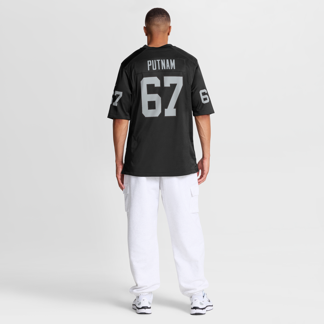 Las Vegas Raiders Will Putnam Nike Black Game Jersey product image 5