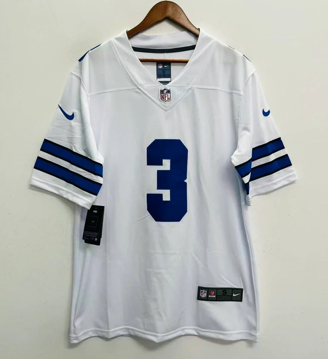 George Pickens YOUTH KIDS Dallas Cowboys Official NFL Jersey White product image 2, provided for visual reference and