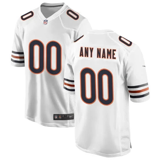 Any name & Number Chicago Bears Official NFL Nike Jersey white product image 1, provided for visual reference and product