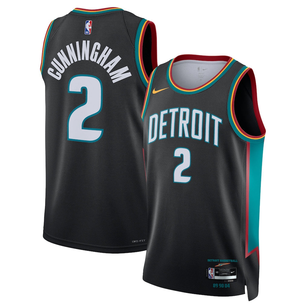 Cade Cunningham Detroit Pistons Unisex 2025/26 Swingman Jersey - Charcoal - City Edition product image 1, provided for