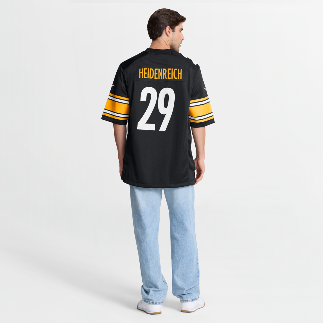 Pittsburgh Steelers Eli Heidenreich Nike Black Game Jersey product image 8