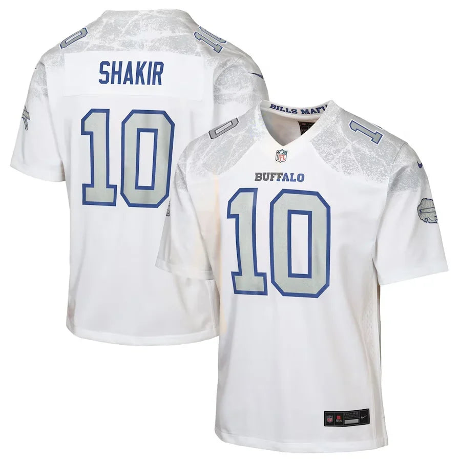 Khalil Shakir Buffalo Bills Official NFL Nike Rivalry Jersey product image 1, provided for visual reference and product