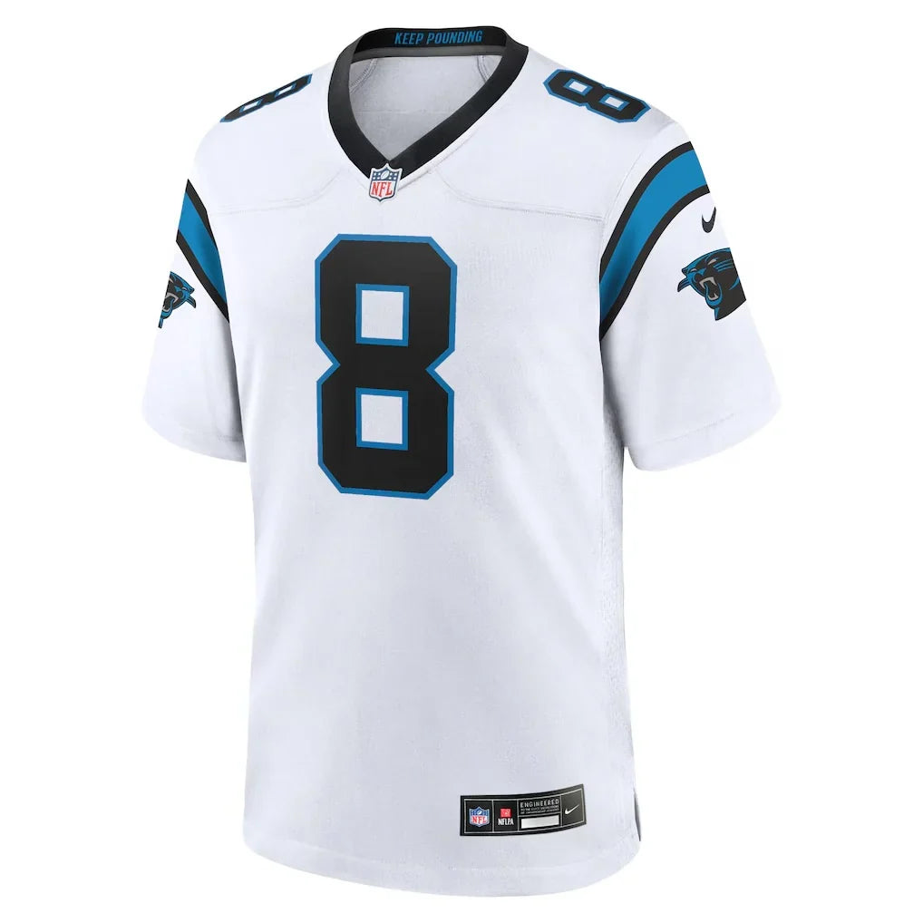 Jaycee Horn Carolina Panthers Official NFL NIKE Jersey white product image 2, provided for visual reference and product