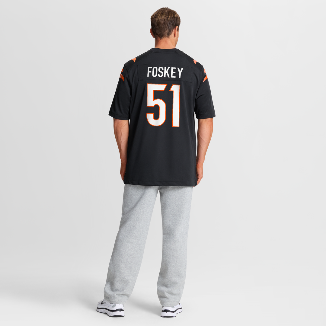 Cincinnati Bengals Isaiah Foskey Nike Black Game Jersey product image 8