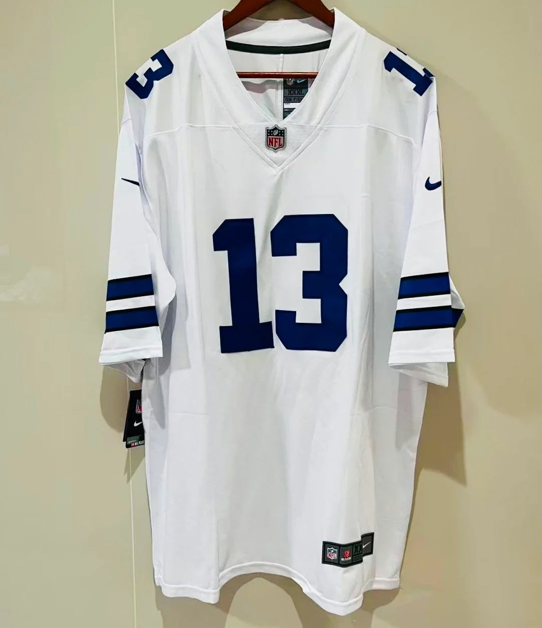 Caleb Downs Dallas Cowboys Official NFL Nike Jersey White product image 2, provided for visual reference and product detail