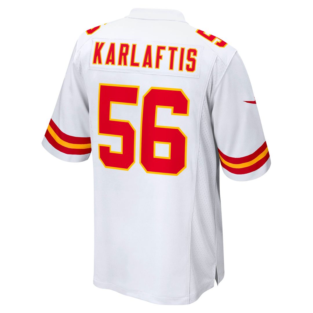 Kansas City Chiefs George Karlaftis Nike White Away Game product image 3