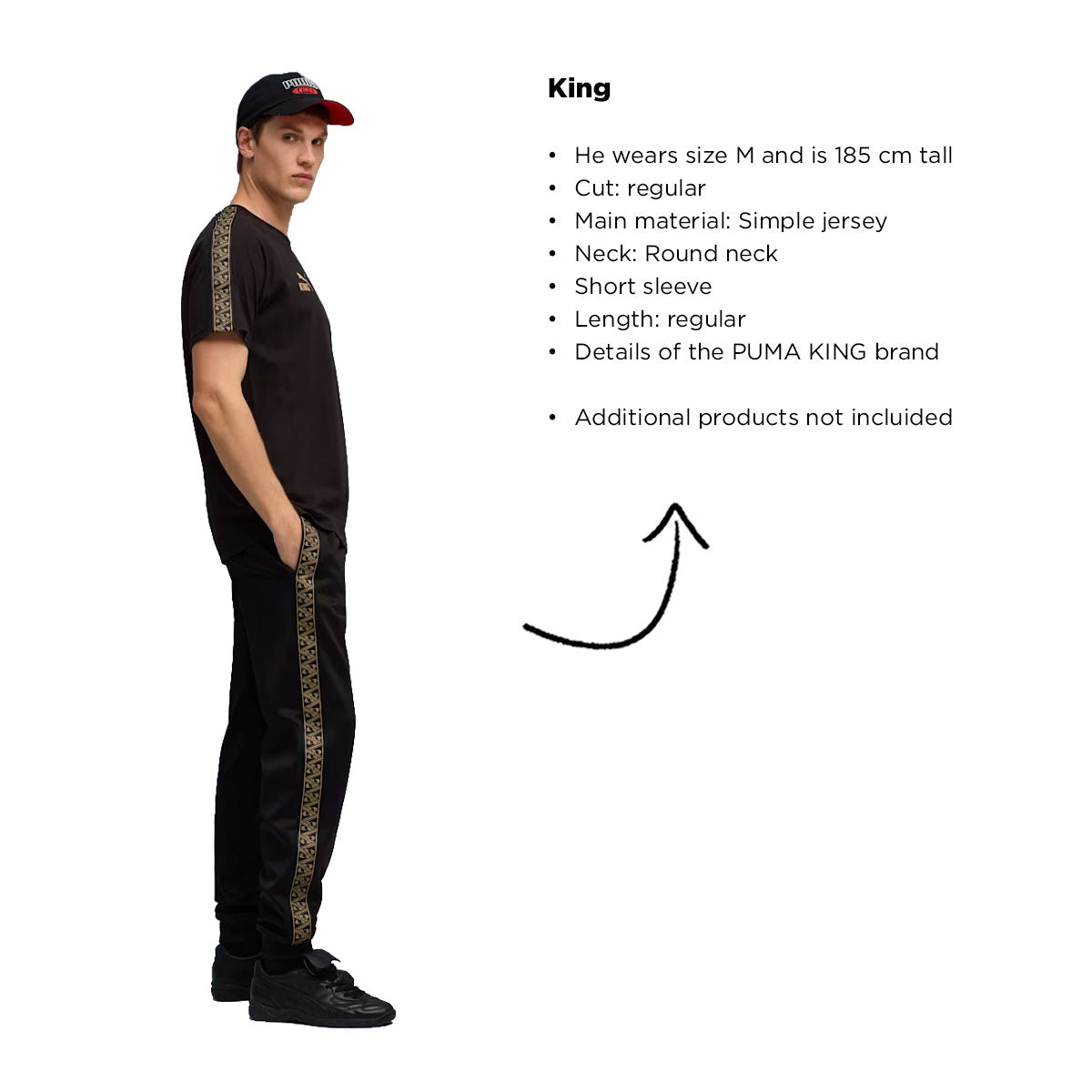 Puma King Soccer T-Shirt product image 7, provided for visual reference and product detail review