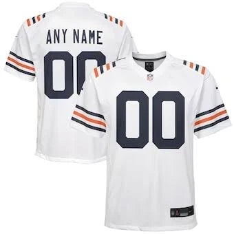 Any name & Number Chicago Bears NFL Nike Jersey white product image 1, provided for visual reference and product detail