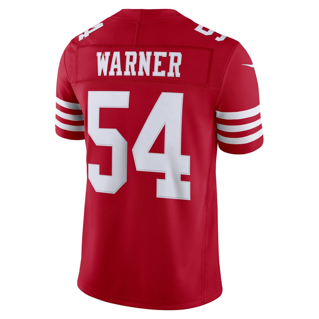 San Francisco 49ers Fred Warner Nike White Alternate Vapor product image 9