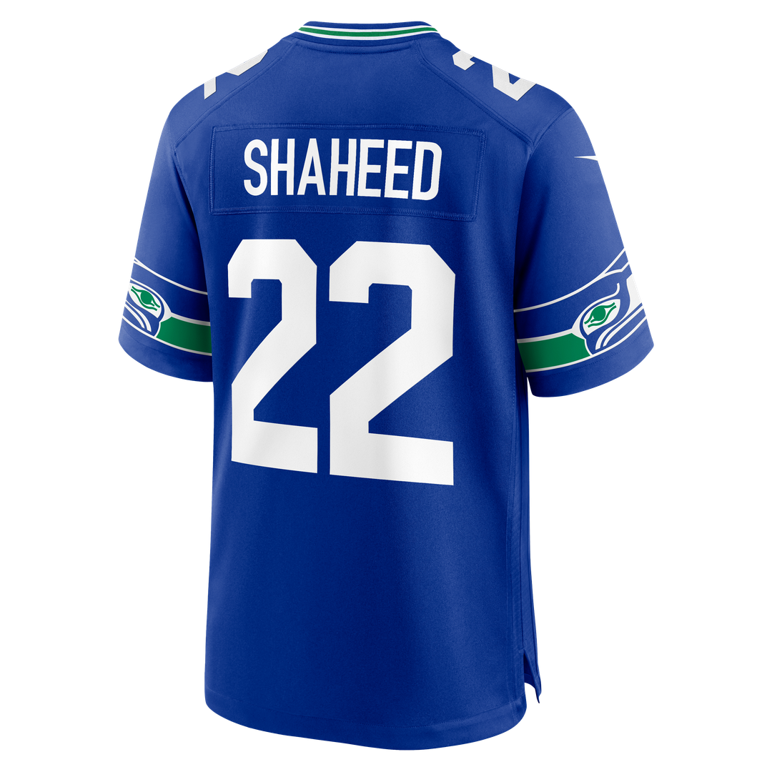 Seattle Seahawks Rashid Shaheed Nike Royal Alternate Game product image 3