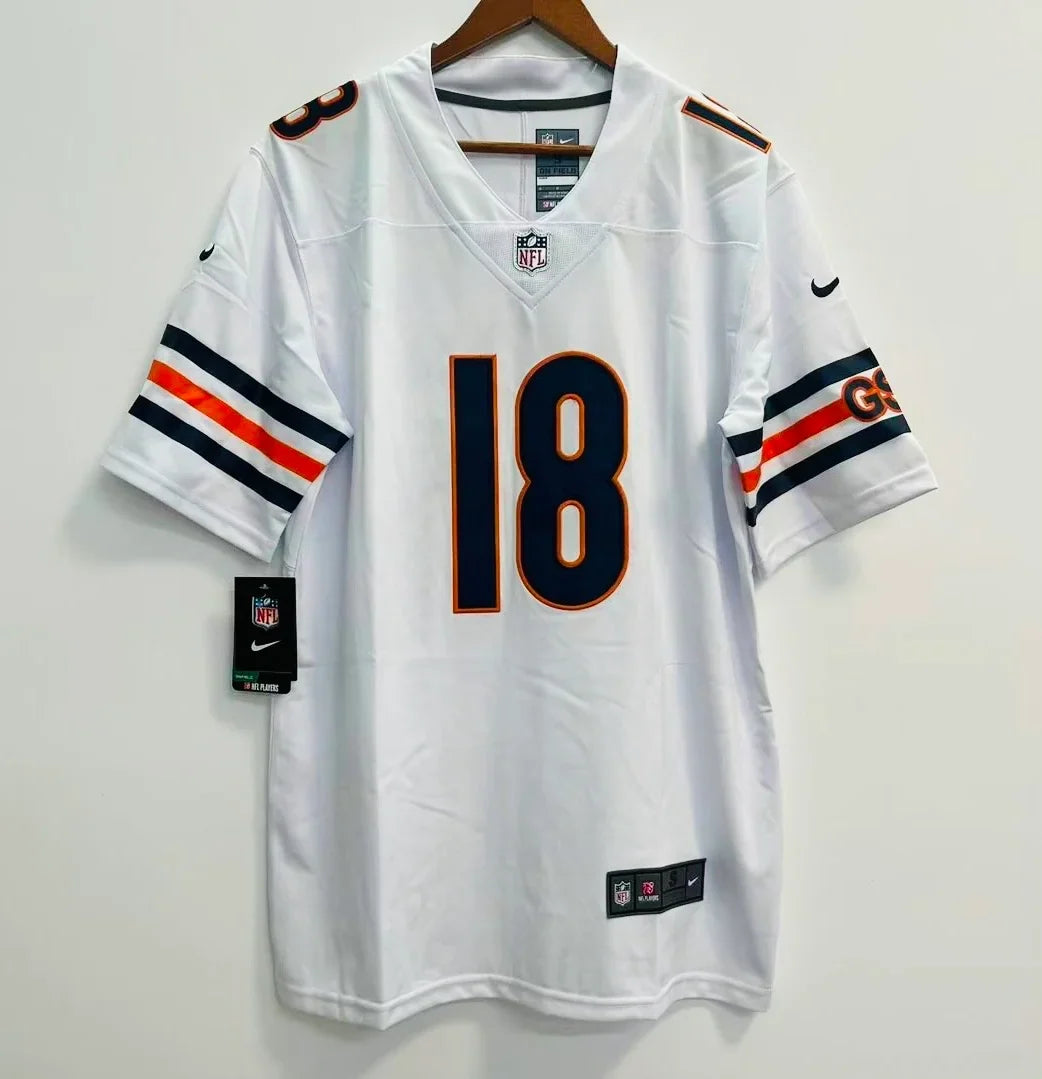 Caleb Williams Chicago Bears Official NFL Nike Jersey White product image 2, provided for visual reference and product