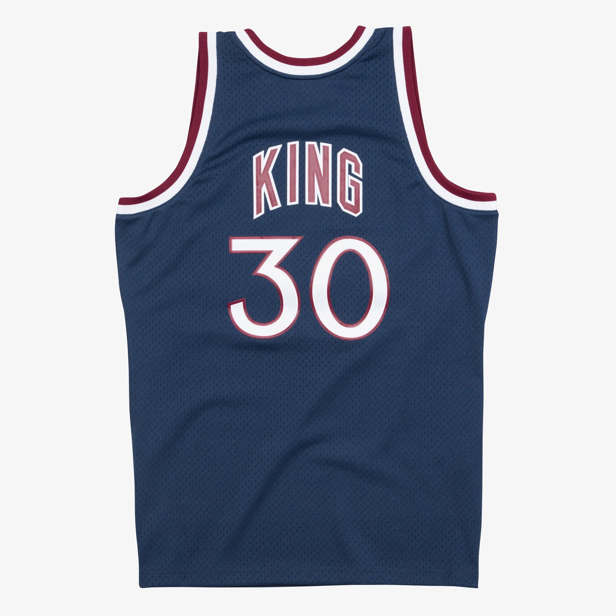 Bernard King New York Knicks 1982-83 Blue Jersey Stitched product image 2, provided for visual reference and product detail