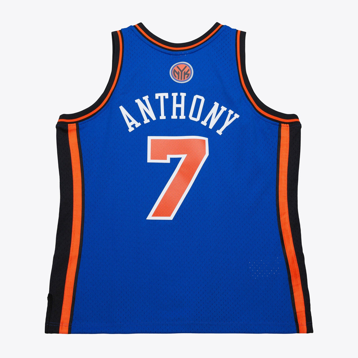 Carmelo Anthony Blue New York Knicks 2010-11 Hardwood Classics Jersey Stitched product image 2, provided for visual