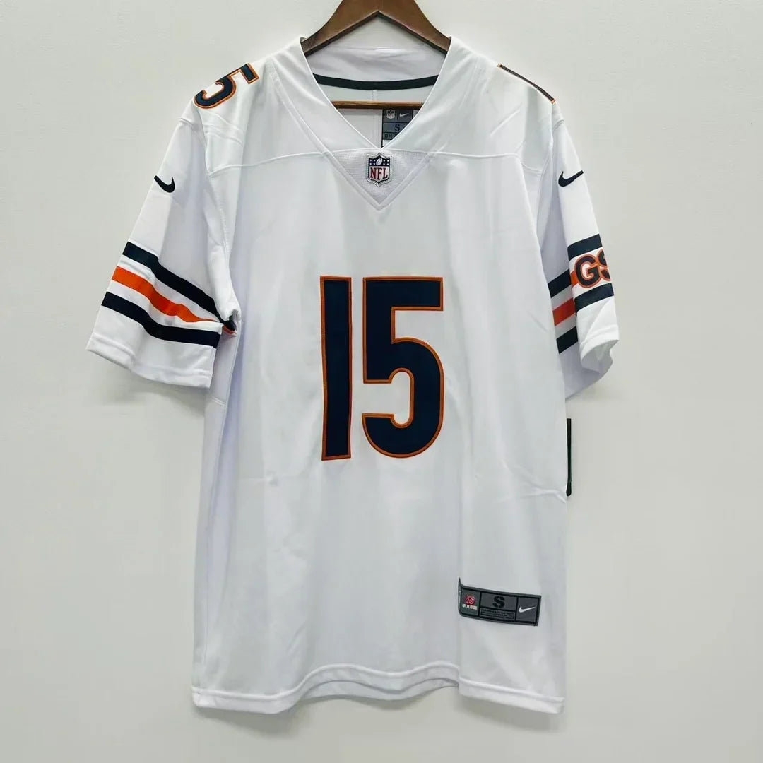 Rome Odunze Chicago Bears YOUTH KIDS Official NFL Nike Jersey White product image 2, provided for visual reference and