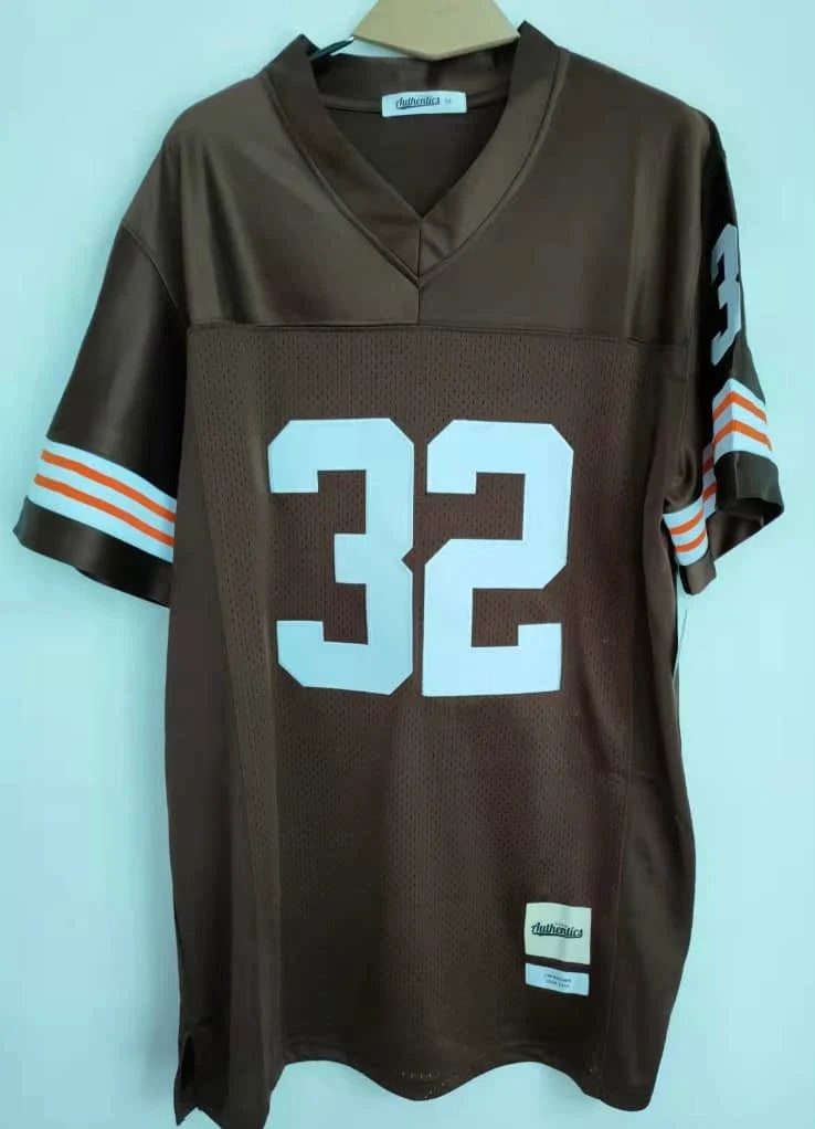 Jim Brown Cleveland Browns Classic Authentics Jersey product image 2, provided for visual reference and product detail review