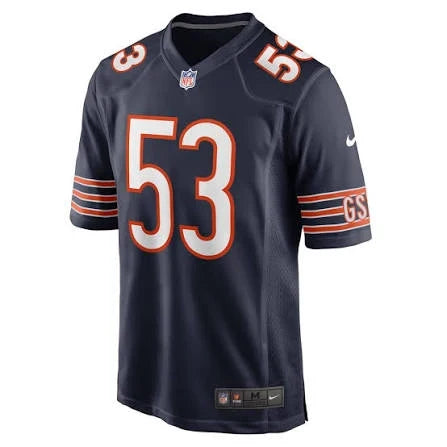 T.J. Edwards Chicago Bears YOUTH KIDS Official NFL Nike Jersey product image 2, provided for visual reference and product
