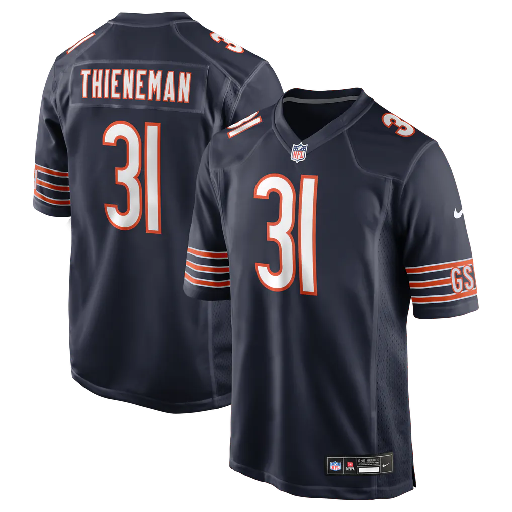 Dillon Thieneman Chicago Bears YOUTH KIDS Official NFL Nike Jersey product image 1, provided for visual reference and