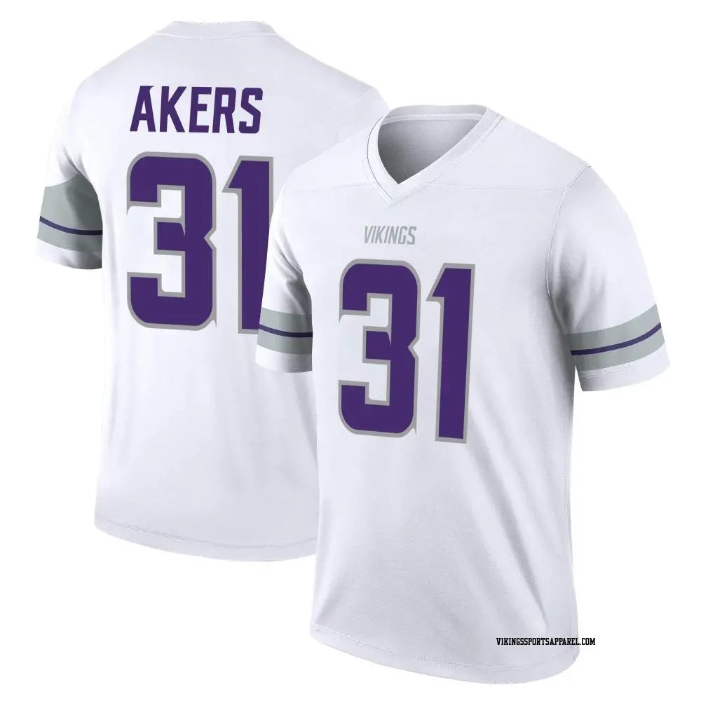 Cam Akers YOUTH KIDS Minnesota Vikings Official NFL Jersey white product image 1, provided for visual reference and product