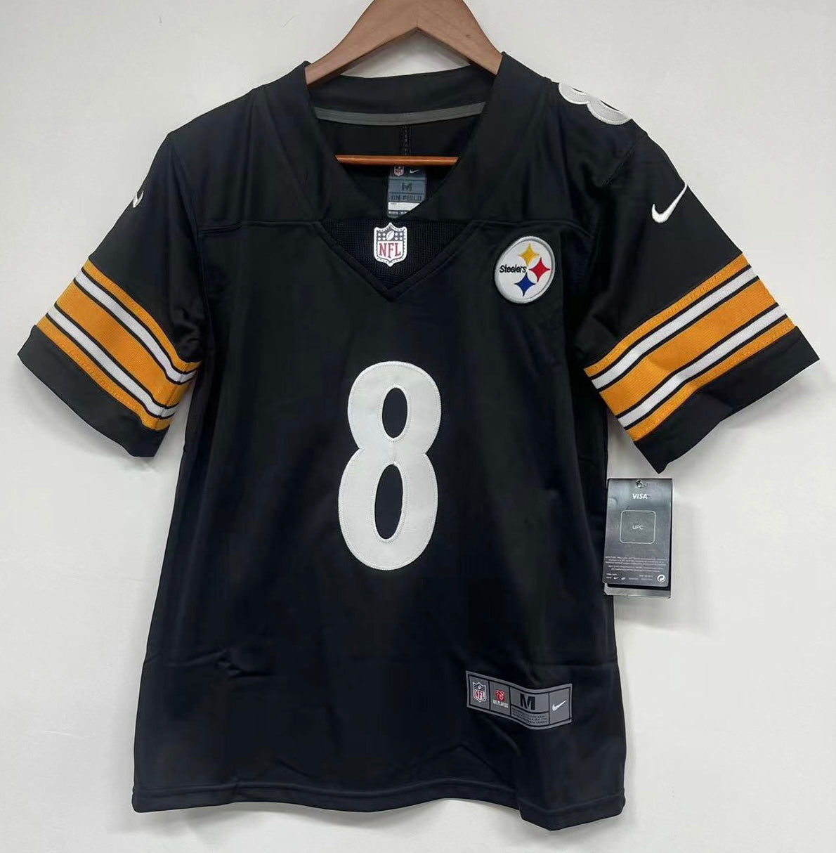 Kenny Pickett YOUTH Pittsburgh Steelers Jersey Nike product image 2, provided for visual reference and product detail review