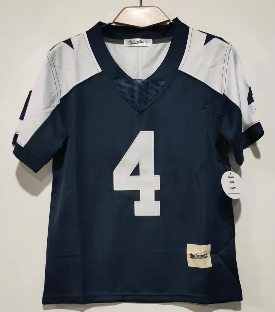 Dak Prescott YOUTH Dallas Cowboys Classic Authentics Jersey product image 2, provided for visual reference and product