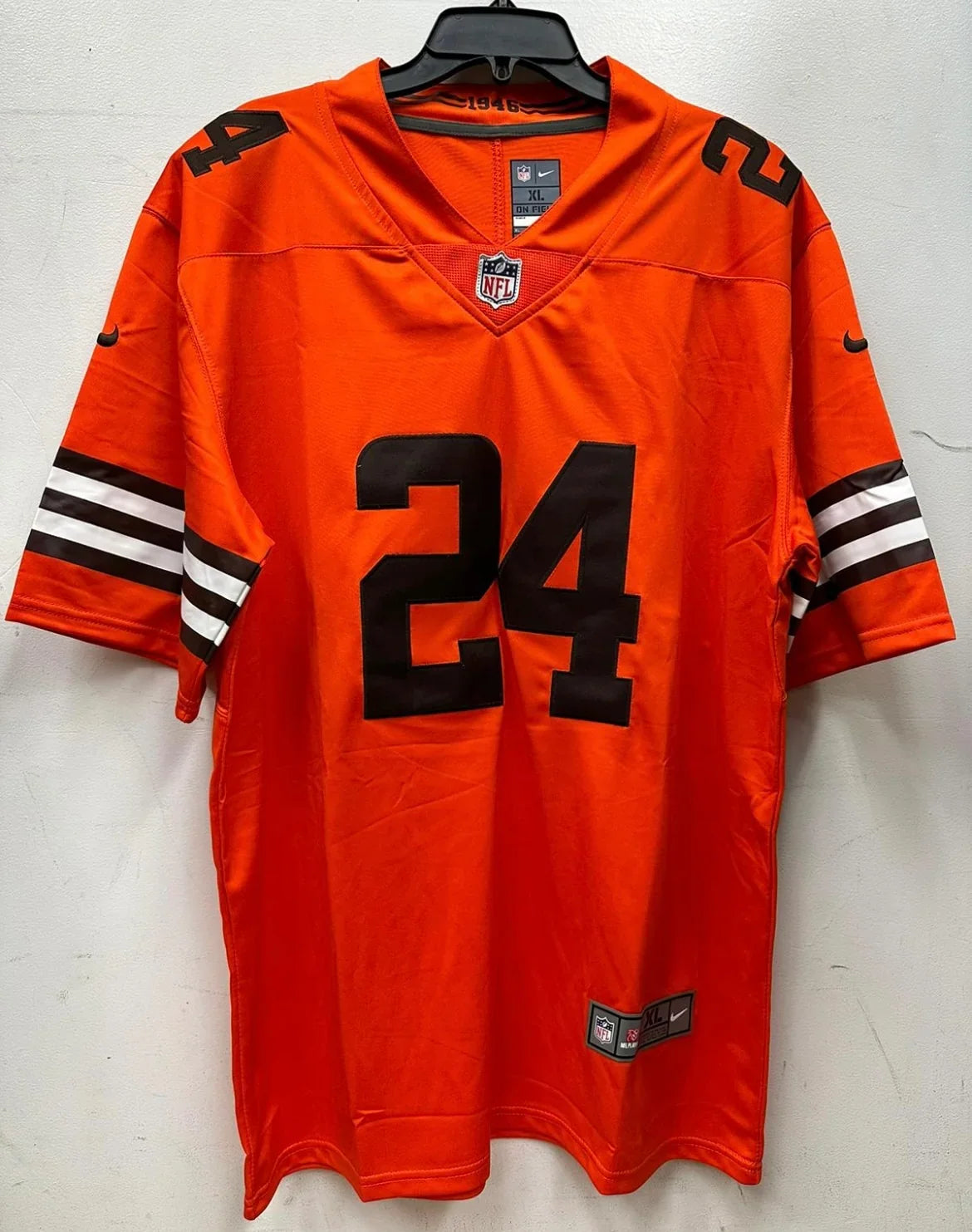 Nick Chubb Cleveland Browns Official NFL Nike Jersey product image 4, provided for visual reference and product detail review