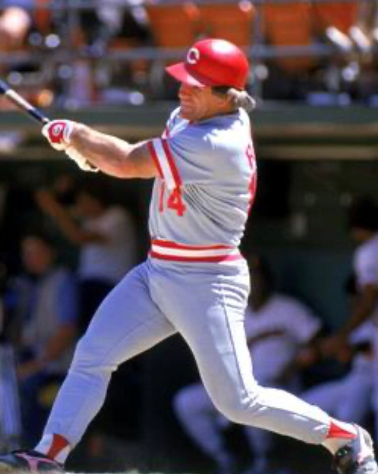 Pete Rose YOUTH KIDS Cincinnati Reds Official MLB Majestic Jersey Gray product image 4, provided for visual reference and