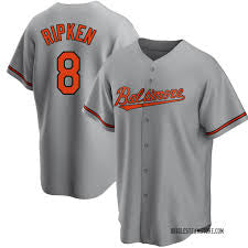 Cal Ripken Jr. YOUTH KIDS Baltimore Orioles Official MLB Nike jersey Gray product image 1, provided for visual reference and