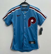 Jhoan Duran YOUTH KIDS Philadelphia Phillies Official MLB retro blue Jersey product image 2, provided for visual reference