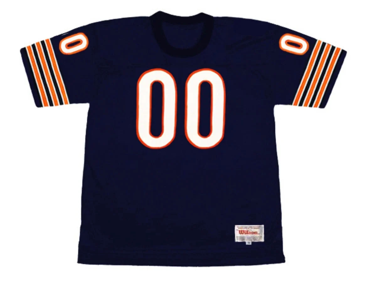 Any name & Number 1970’s 80’s Chicago Bears NFL Mitchell & Ness Jersey product image 2, provided for visual reference and