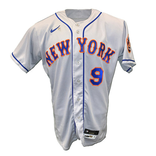 Brandon Nimmo YOUTH New York Mets Official MLB Nike Jersey Gray product image 2, provided for visual reference and product