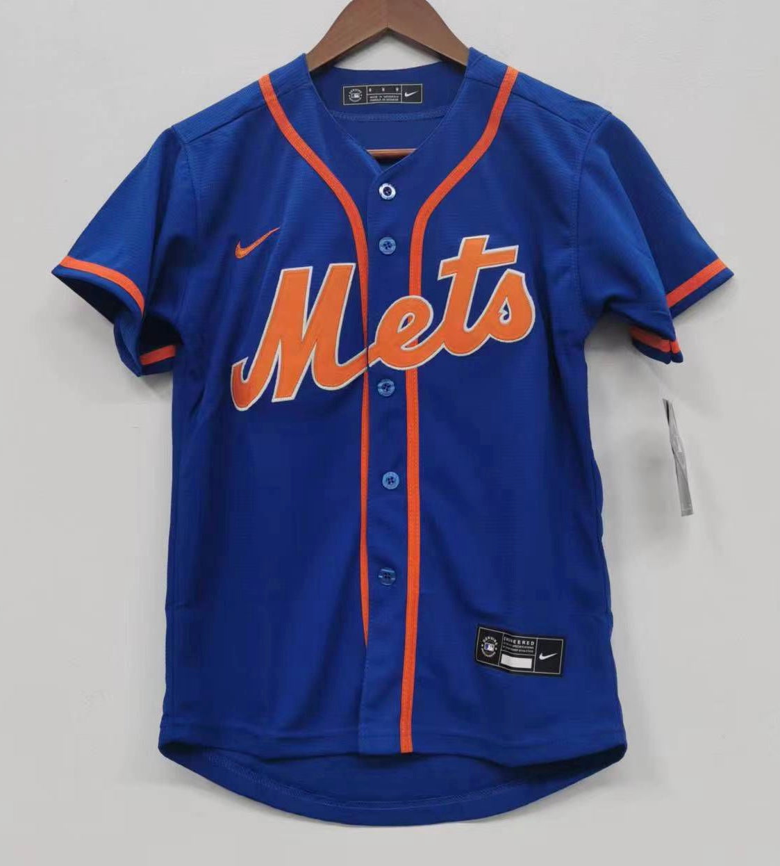 Pete Alonso YOUTH New York Mets Nike Jersey blue product image 2, provided for visual reference and product detail review