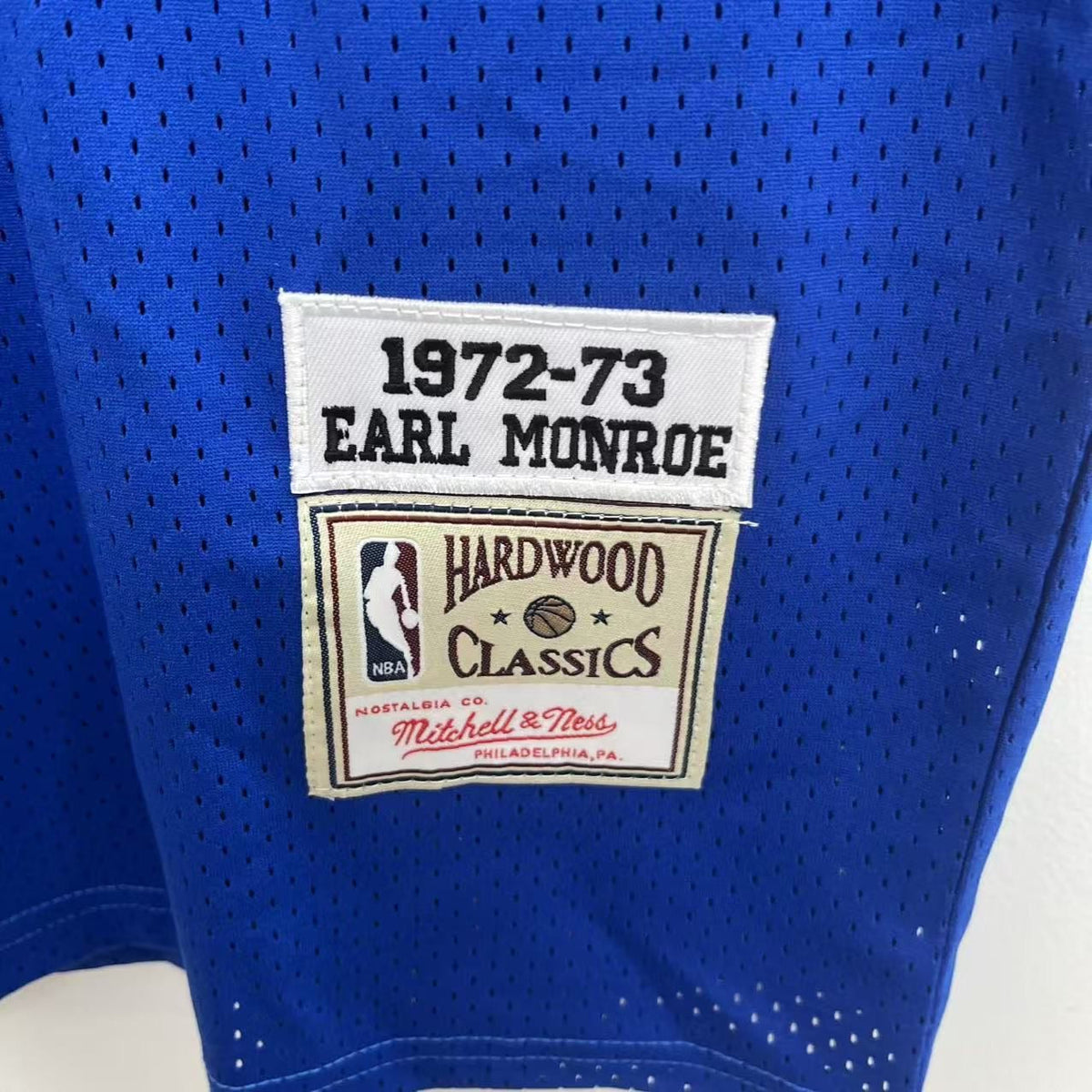 Earl Monroe YOUTH New York Knicks Official NBA Jersey product image 3, provided for visual reference and product detail