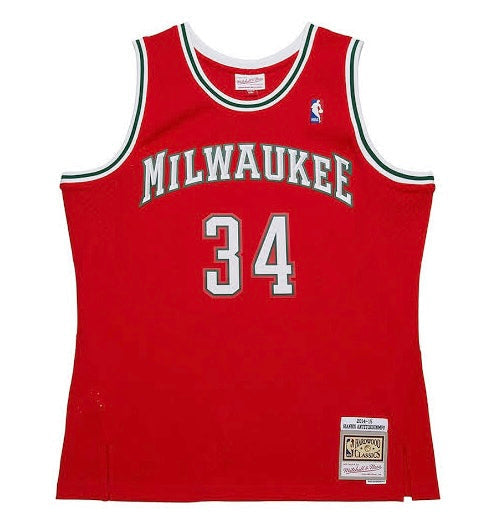 Giannis Antetokounmpo Milwaukee Bucks YOUTH KIDS Mitchell & Ness Jersey product image 2, provided for visual reference and