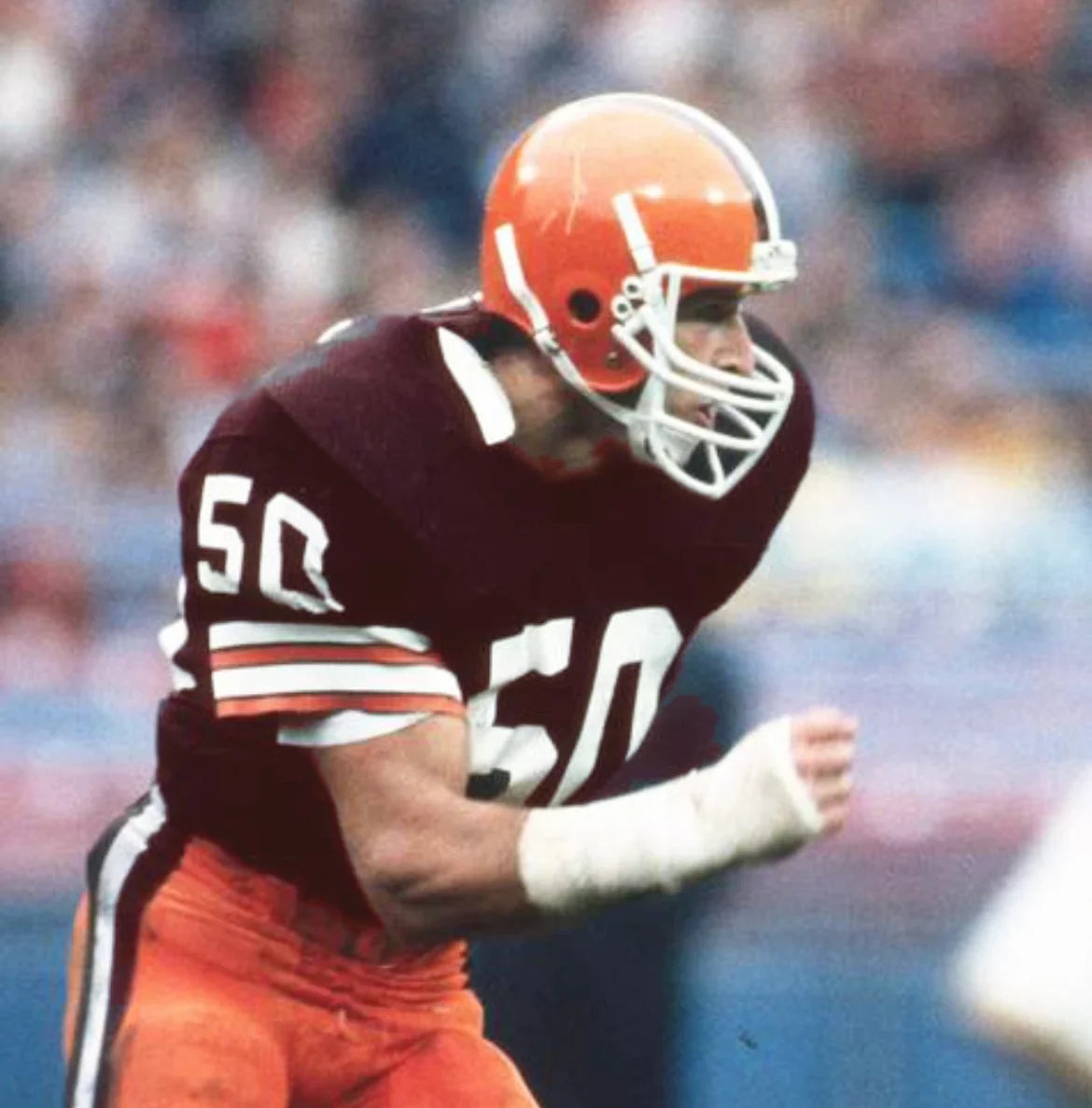 Tom Cousineau Cleveland Browns Official NFL Mitchell & Ness Jersey product image 3, provided for visual reference and