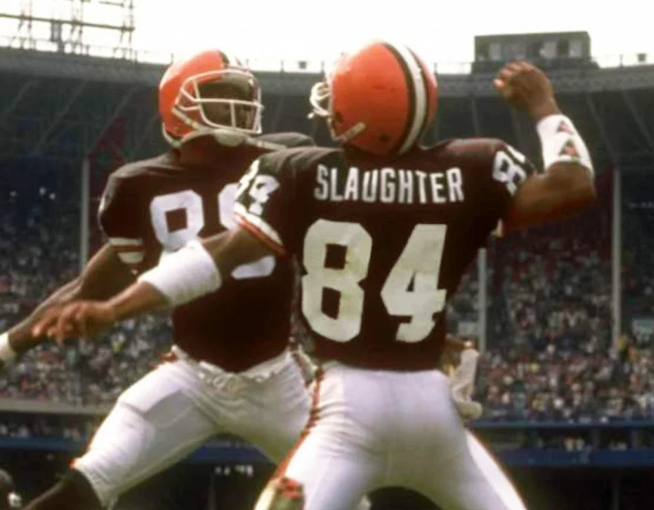 Webster Slaughter Cleveland Browns Official NFL Mitchell & Ness Jersey product image 5, provided for visual reference and