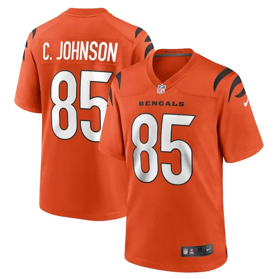 Chad Johnson Cincinnati Bengals Official NFL NIKE Jersey product image 1, provided for visual reference and product detail