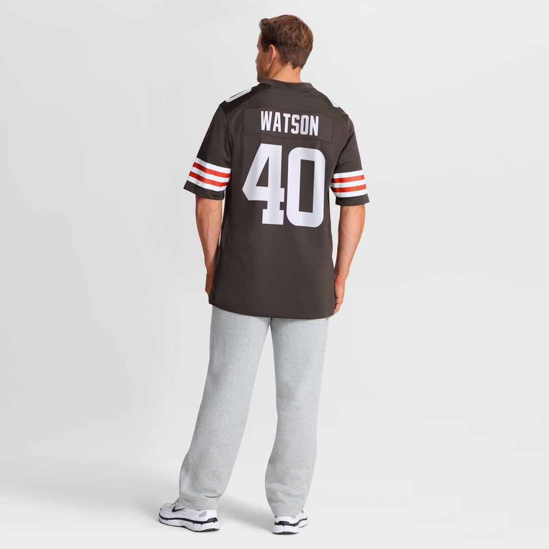 Cleveland Browns Nathaniel Watson Nike Brown Game Jersey product image 5