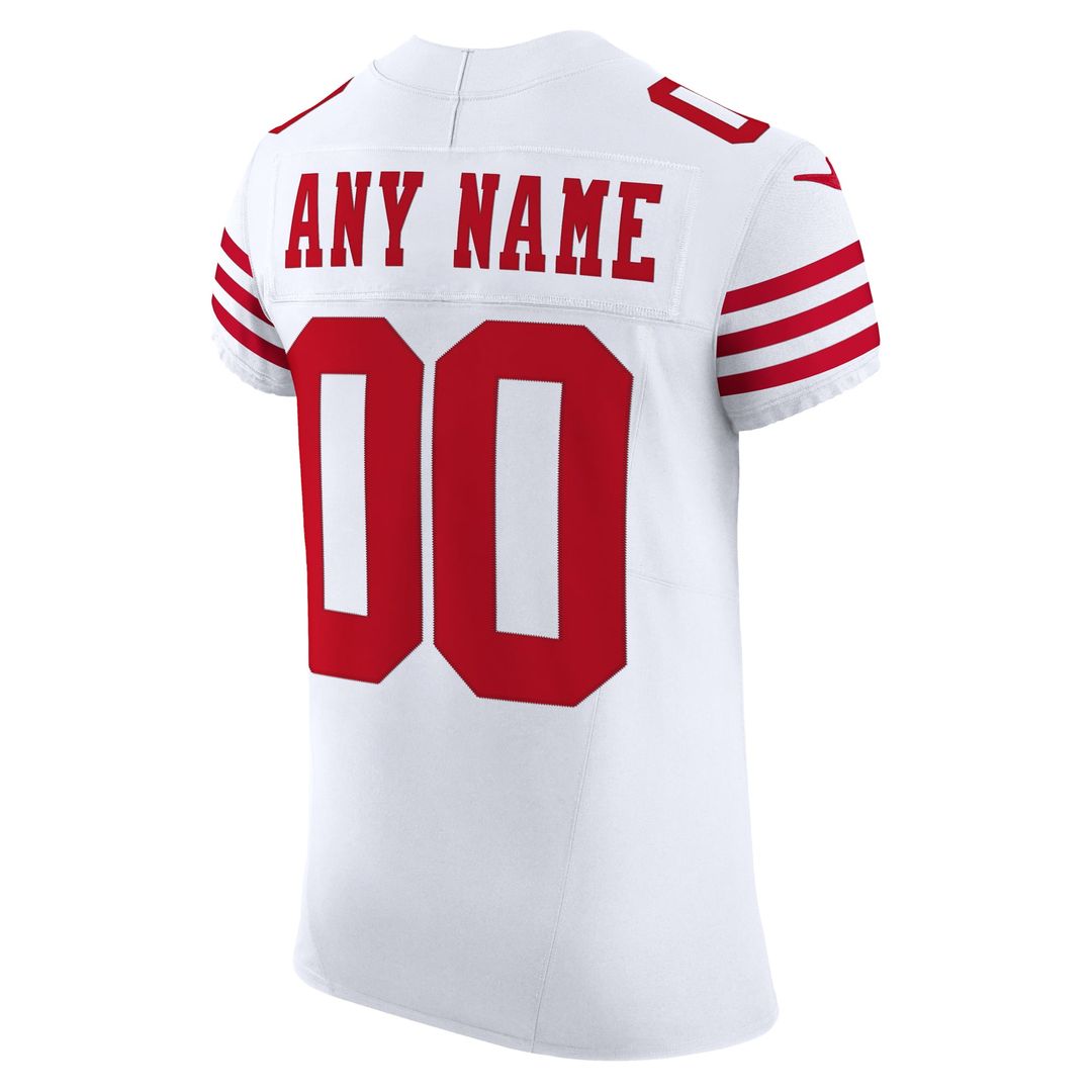 San Francisco 49ers Nike White Vapor FUSE Elite Custom product image 3