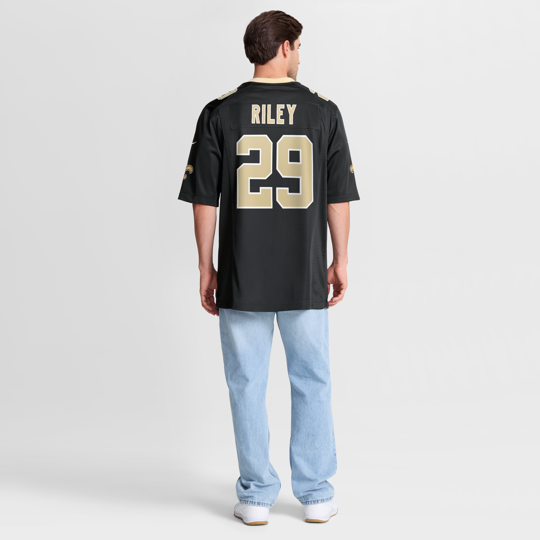 New Orleans Saints Quincy Riley Nike Black Game Jersey product image 8