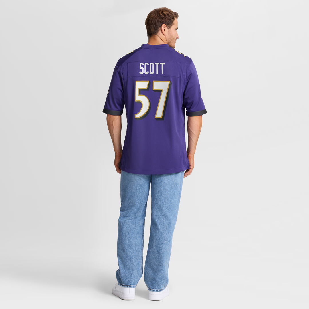 Baltimore Ravens Bart Scott Nike Purple Retired Player Game product image 5