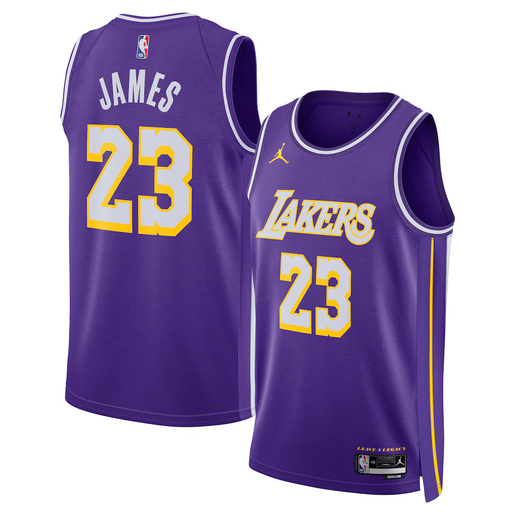 LeBron James Los Angeles Lakers Unisex Jersey - Statement Edition - Purple product image 1, provided for visual reference