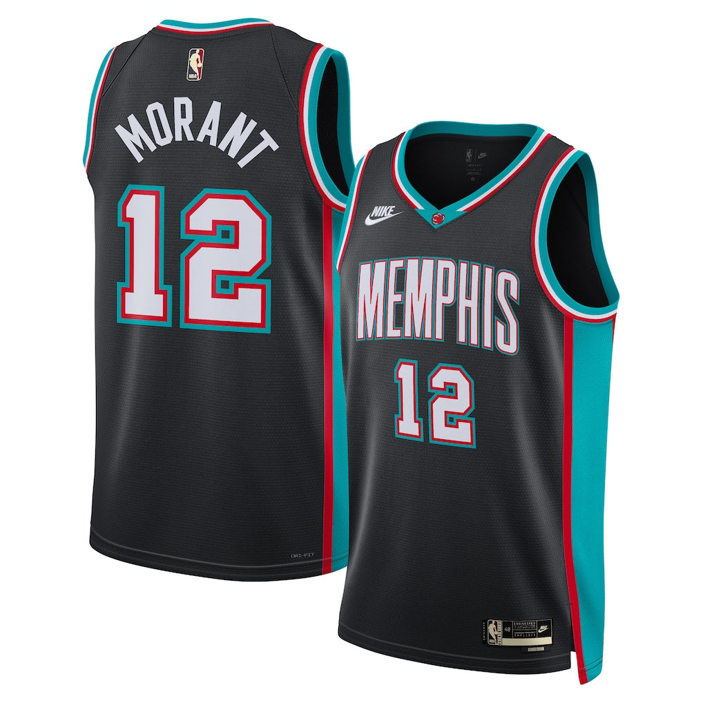 Ja Morant Memphis Grizzlies Unisex Jersey - Classic Edition - Black product image 1, provided for visual reference and