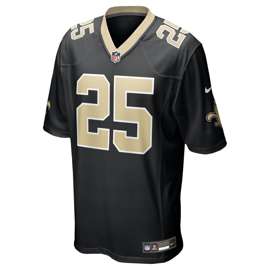 New Orleans Saints Rejzohn Wright Nike Black Game Jersey product image 2