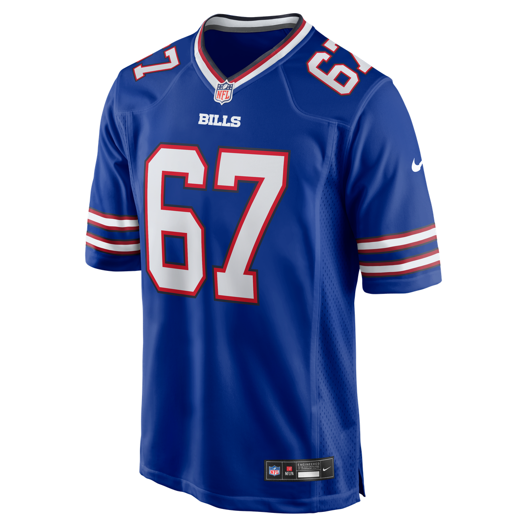 Buffalo Bills Kent Hull Nike Royal Retired Player Game product image 2