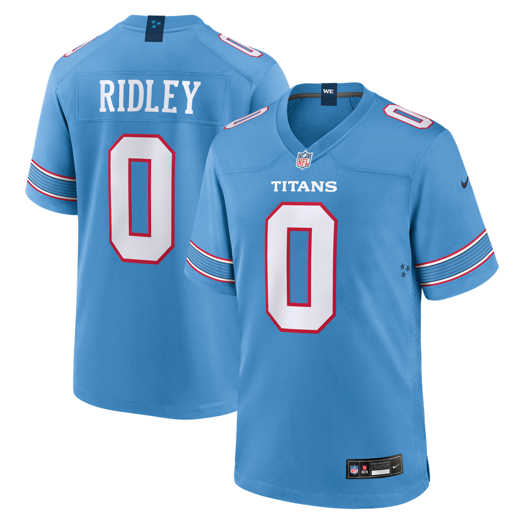 Tennessee Titans Calvin Ridley Nike Light Blue Game Jersey product image 1
